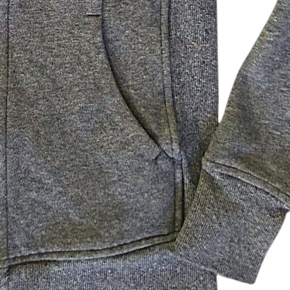 Lululemon Scuba Hoodie II Heathered Black Charcoal Zip Up Hoodie Women’s Size 4 - Picture 5 of 13
